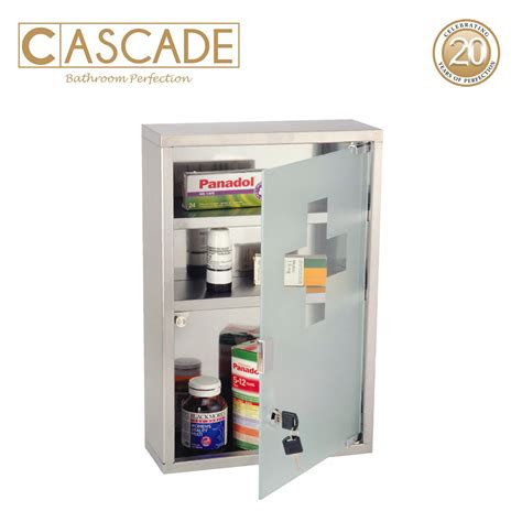 stainless steel first aid cabinet glendon company 11437-s21|Stainless Steel First Aid Cabinets Stocked or Empty.